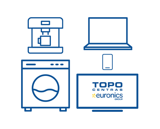 Topo centras pins registracija